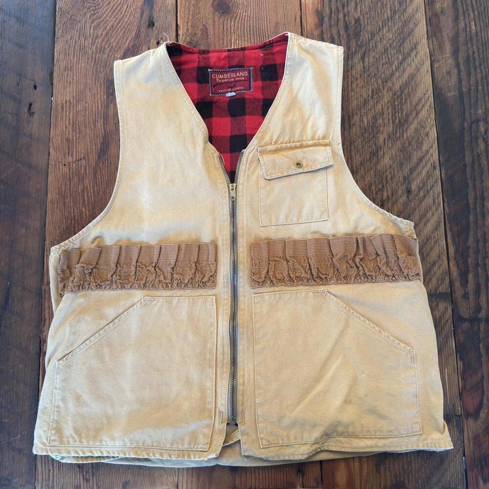 Vintage Cumberland canvas duck hunting vest